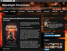 Tablet Screenshot of blacklightchronicles.com